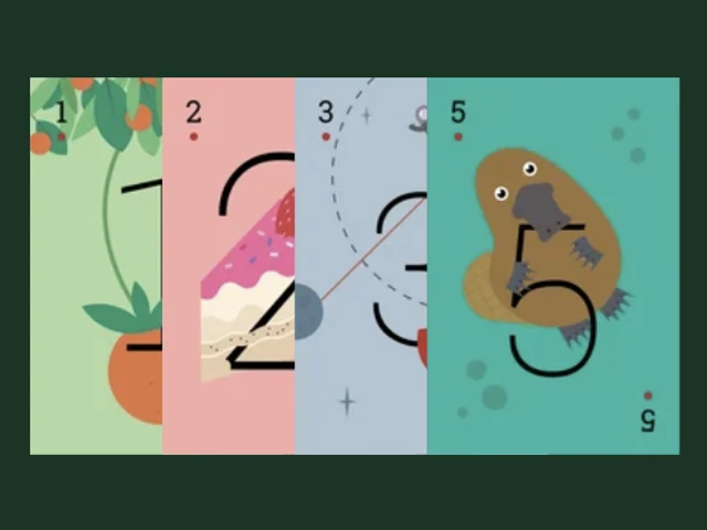 Scrum poker becslőkártya-csomag kiterítve a GreenCloth asztalán.